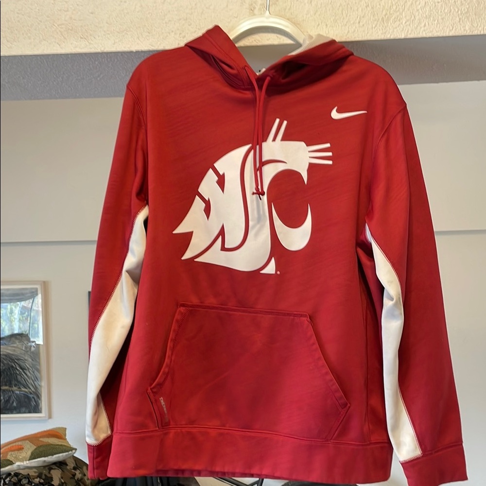WSU Cougars. Washington State University - Nike Red Crimson Hoodie